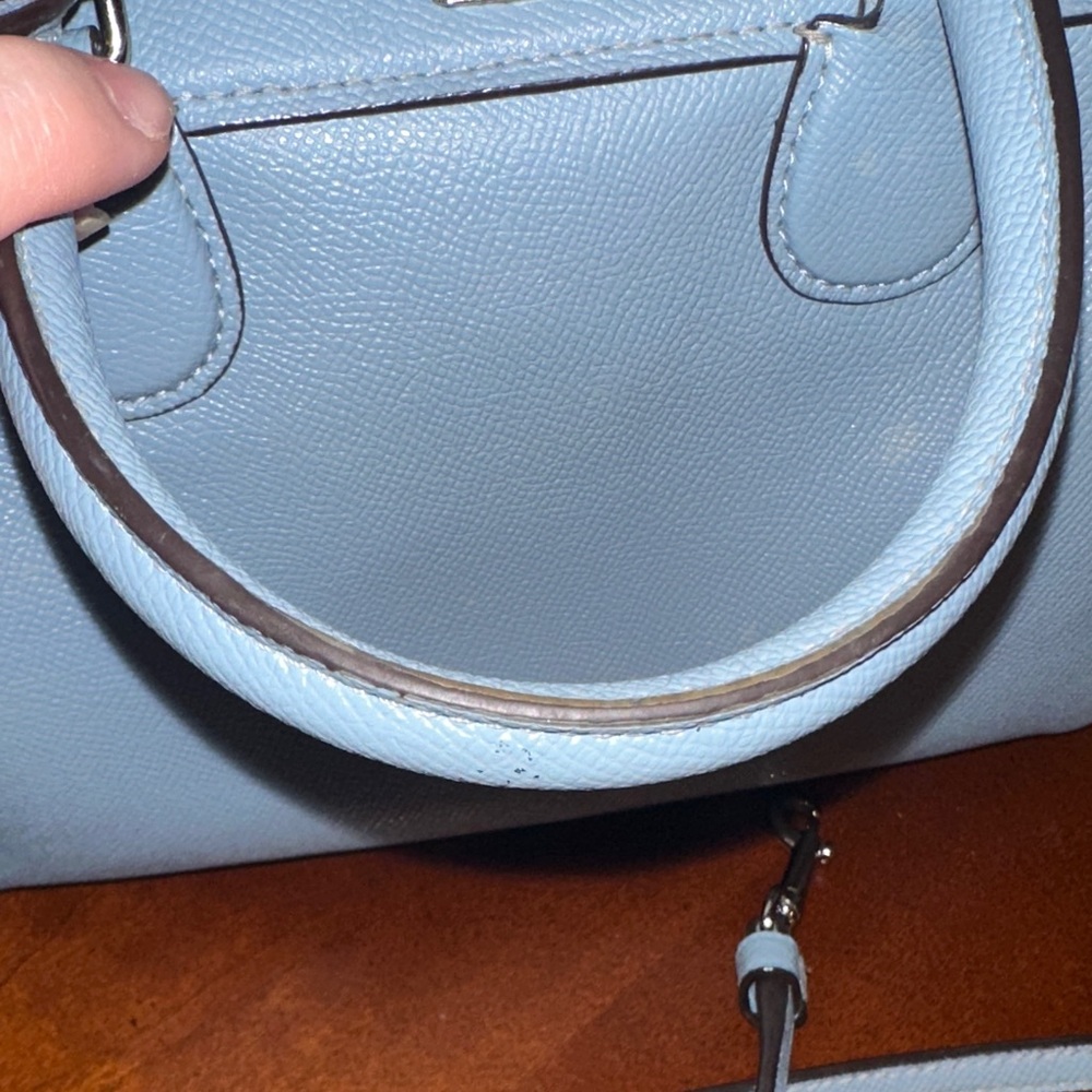 Coach Light Blue Crossbody Bag - Picture 8 of 12